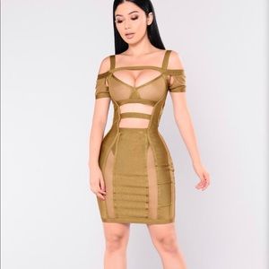 Fashion Nova Midi Bandage Dress